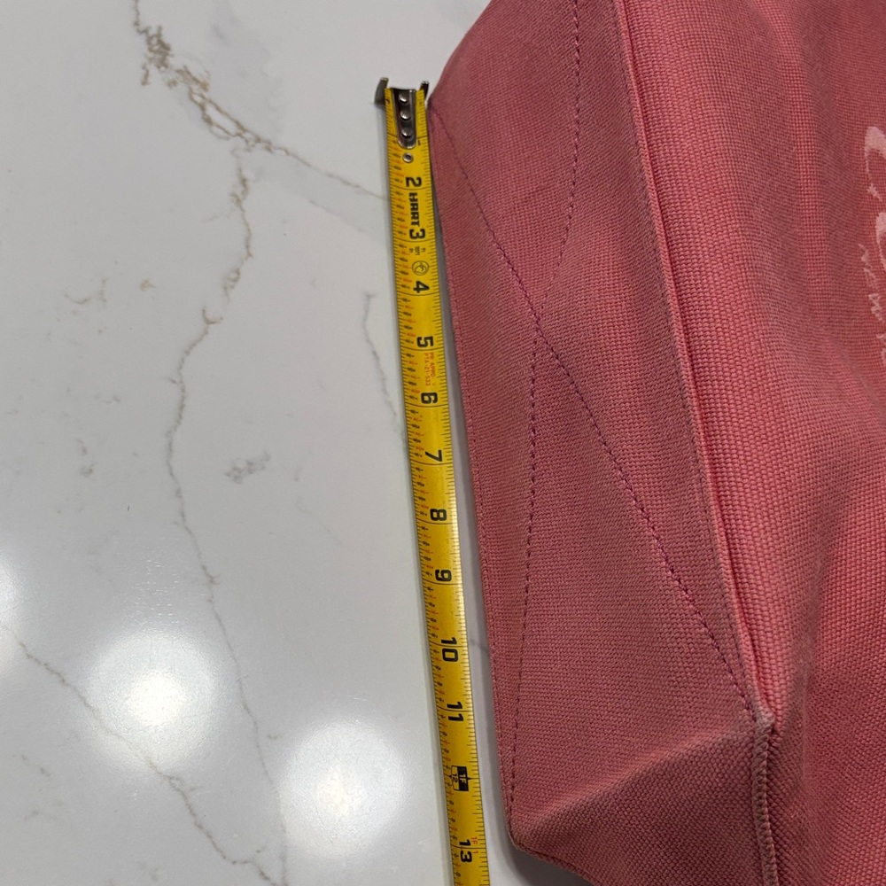 Coach Pink Tote with Red and Orange Straps - Picture 12 of 17